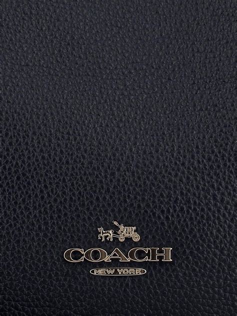 leather coach logo